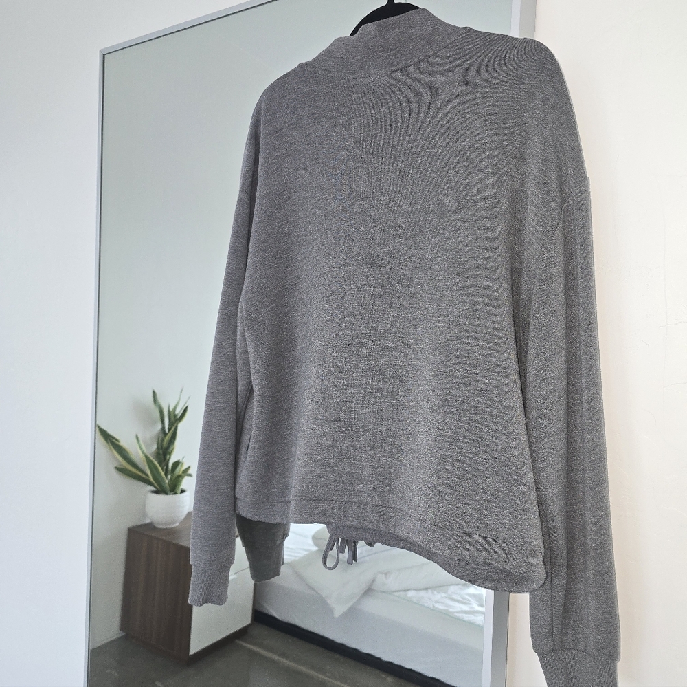 Varley DoubleSoft Betsy Sweat Pullover Sweatshirt Black Sz M - Picture 5 of 8